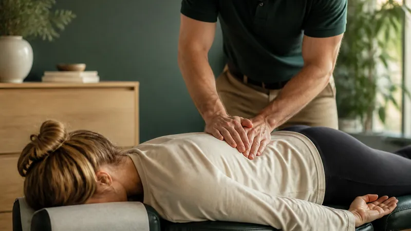 Chiropractic adjustment at Crown Chiropractic in Fort Myers